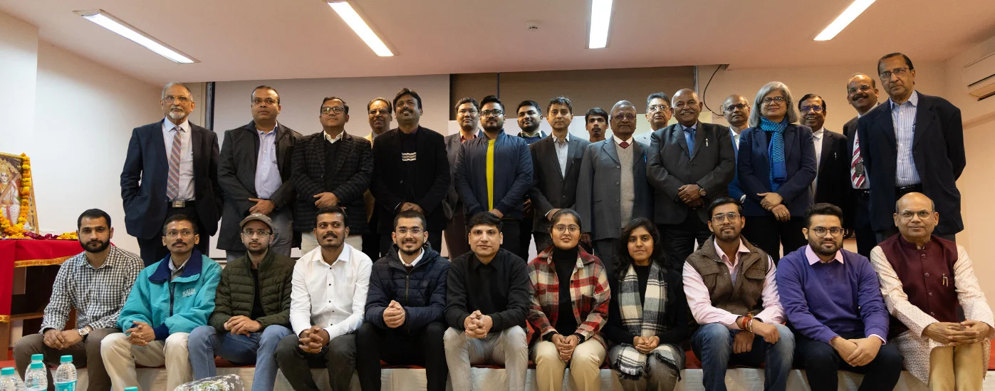 An inspiring convergence of brilliance: IIT professors, Industry experts, and trainees unite for a group photo session, capturing the essence of knowledge, innovation, and collaboration.